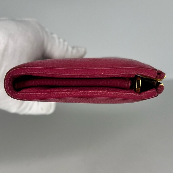 🩷Miu Miu Pink Soft Leather Zip Around Long Wallet | PRELOVED🩷 - Picture 3 of 6